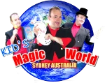 Kids Magic World logo - kids magician in Sydney